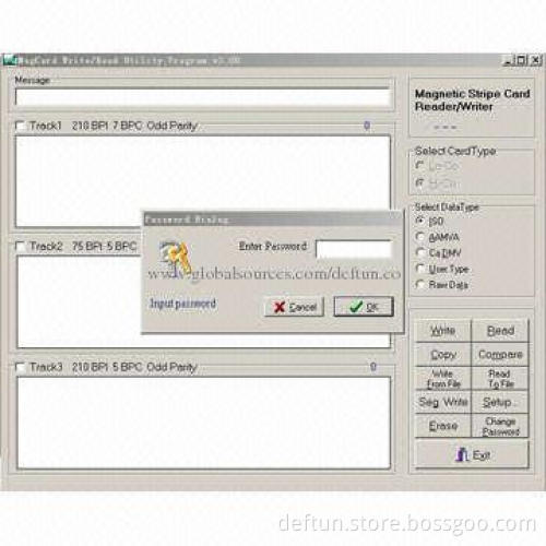 Software Magnetic Swipe Card Reader/Writer for PC